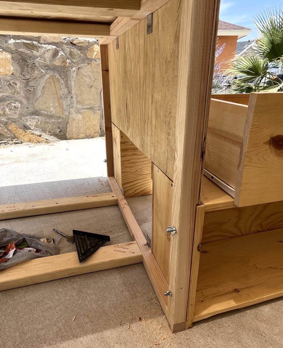 Twin Corner Beds with Storage Tower Ana White